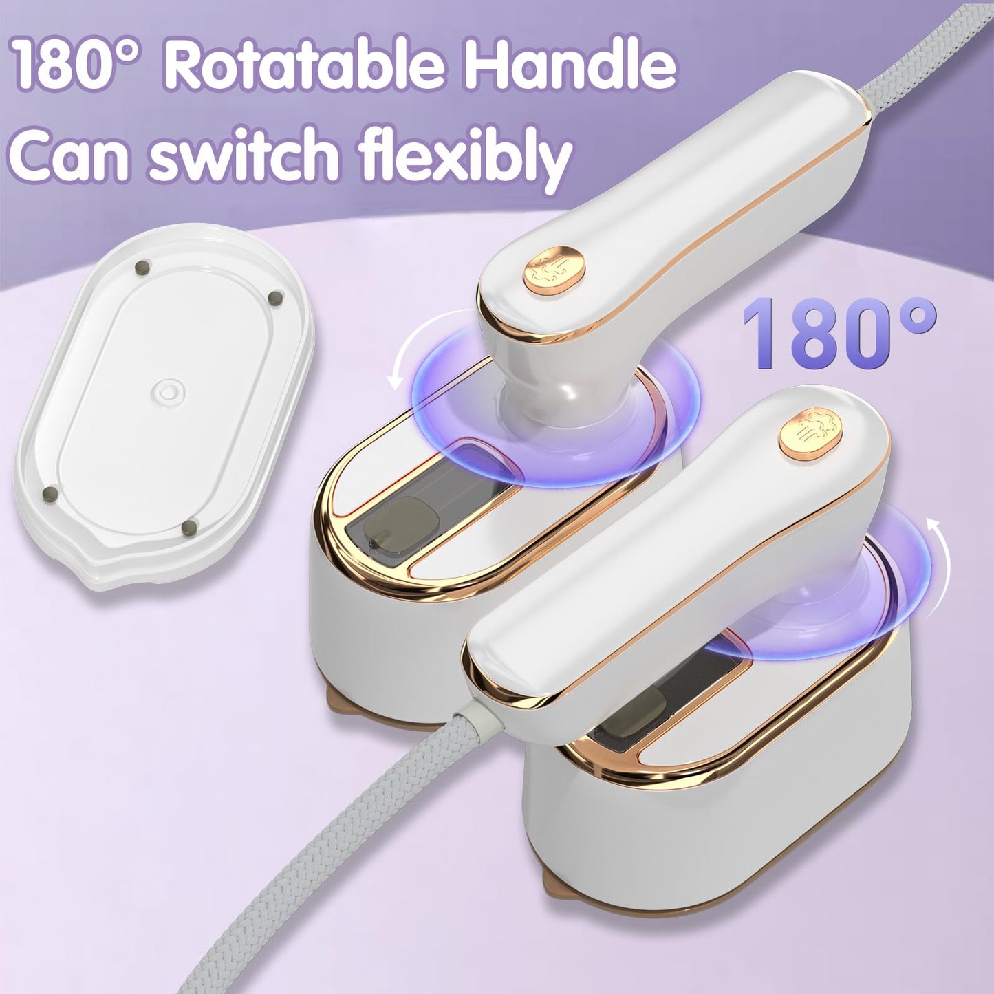 Travel Steamer Iron for Clothes Mini - Portable Ironing Machine Travel Small Size Portable Steamer