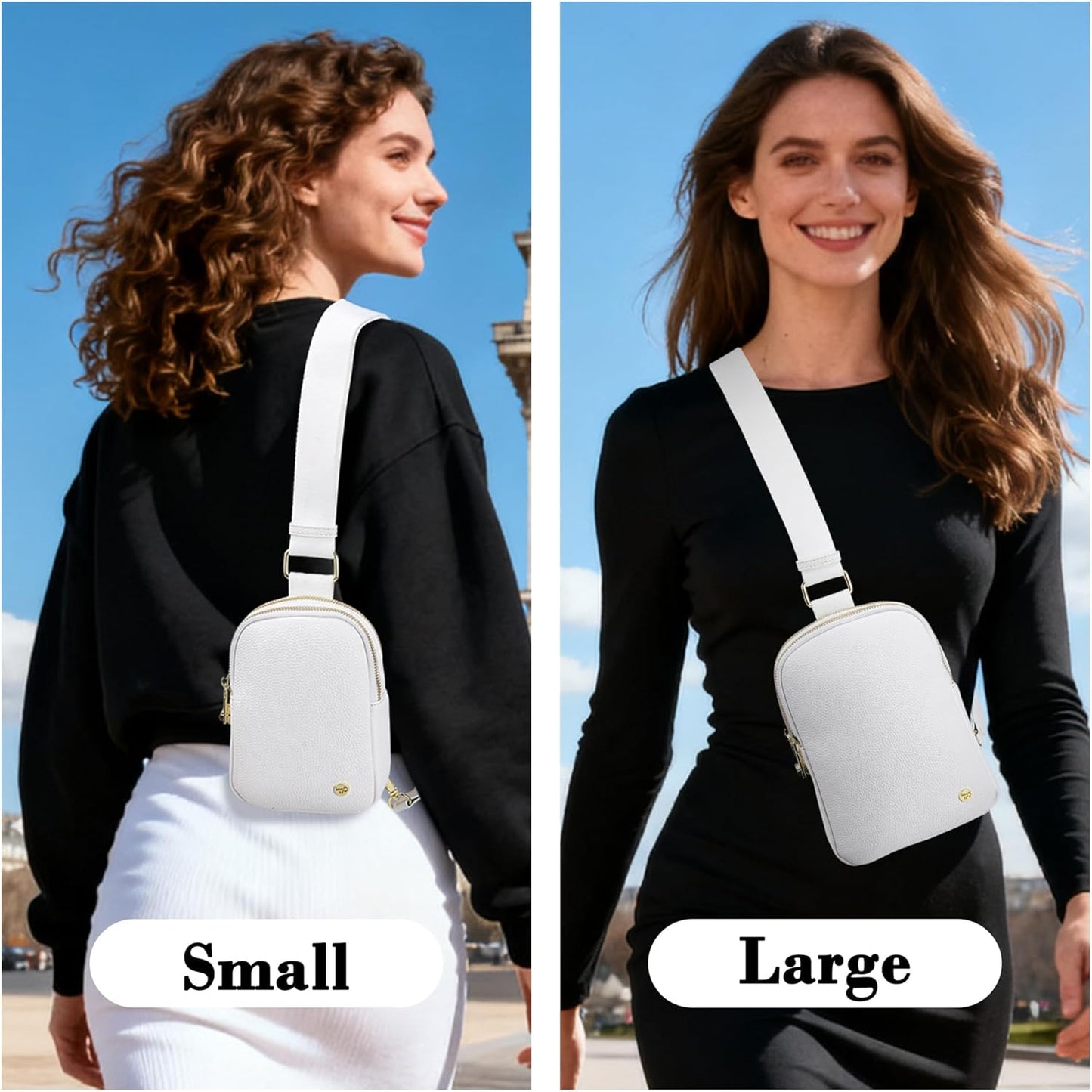 INICAT Travel Small Sling Bag Faux Leather Crossbody Bags Women Cross Body Bag Purses for Woman