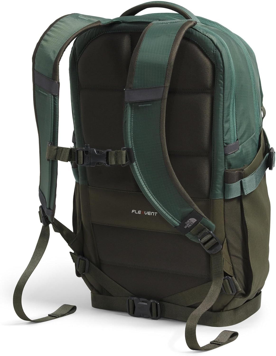 The North Face Recon Everyday Laptop Backpack | Daypack with Water Repellent Finish, 16" Laptop Sleeve, 2 Water Bottle Pockets, Duck Green/New Taupe Green, One Size