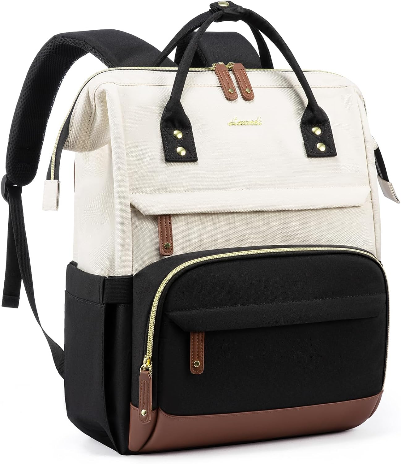 LOVEVOOK Laptop Backpack for Women, 17 Inch Work Business Backpacks Purse With Large Capacity, Waterproof Nurse Bag College Bookbag for School, Waterproof Casual Daypack for Travel
