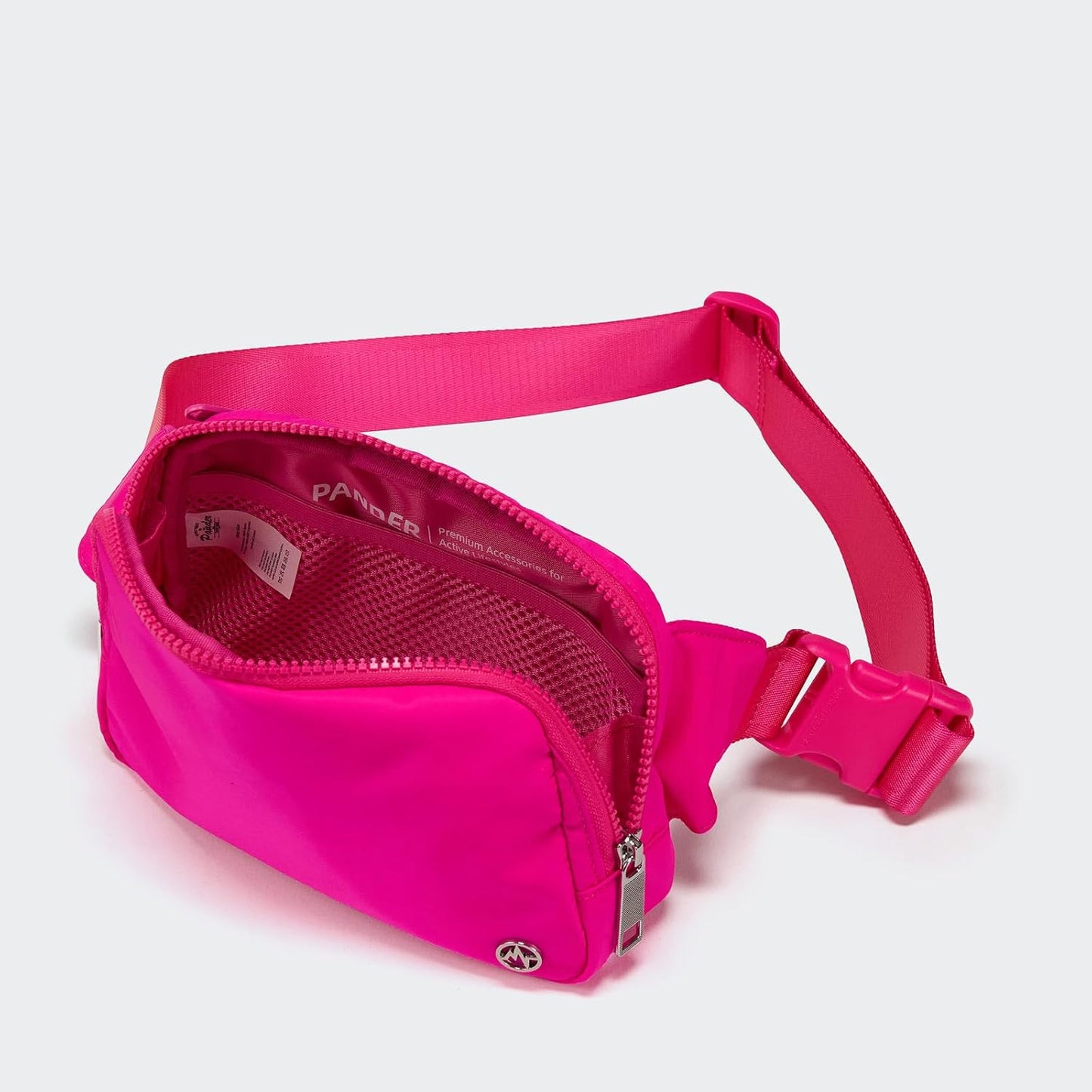 Pander Belt Bag Large 2L, Nylon Fanny Pack Purse for Women and Men with Adjustable Strap