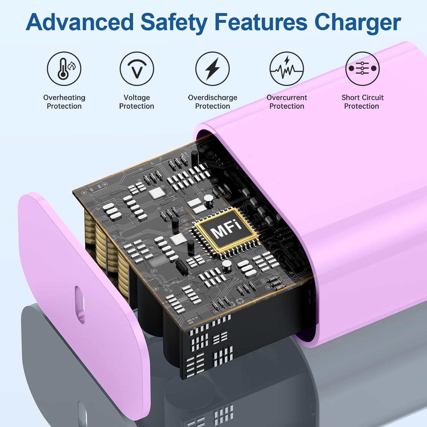 iPhone 16 15 Fast Charger and 10ft Type C to C Cable Cord Long,20W USB C Charging Block for Apple iPhone 16 Pro/16 Plus/15 Pro Max/15/iPad Wall Plug Power Adapter Cube Brick 12.9/11/Air 4th/6 Gen/Mini