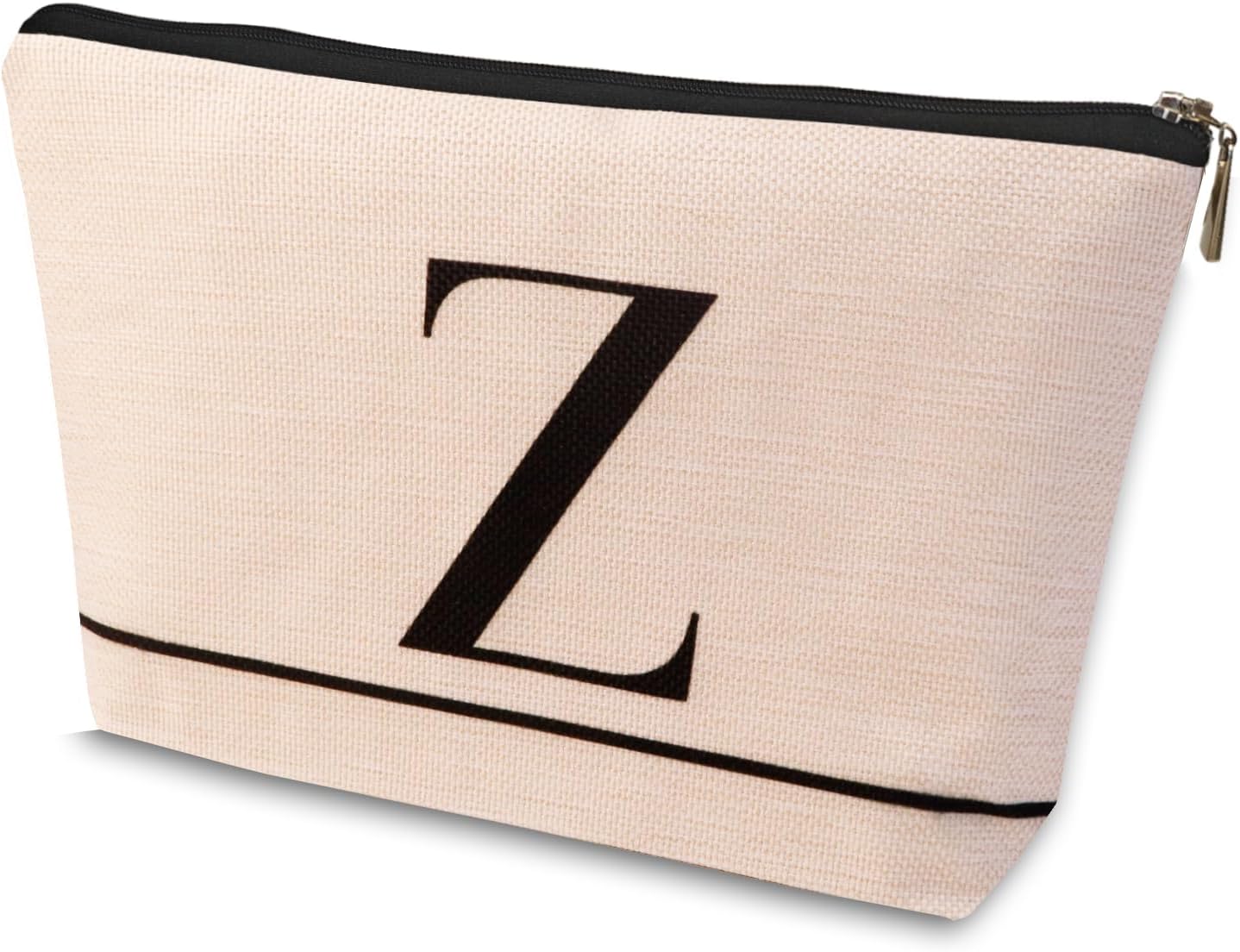 Letter A-Z Initial Personalized Makeup Bags, Birthday Gifts for Women, Monogrammed Gifts for Women