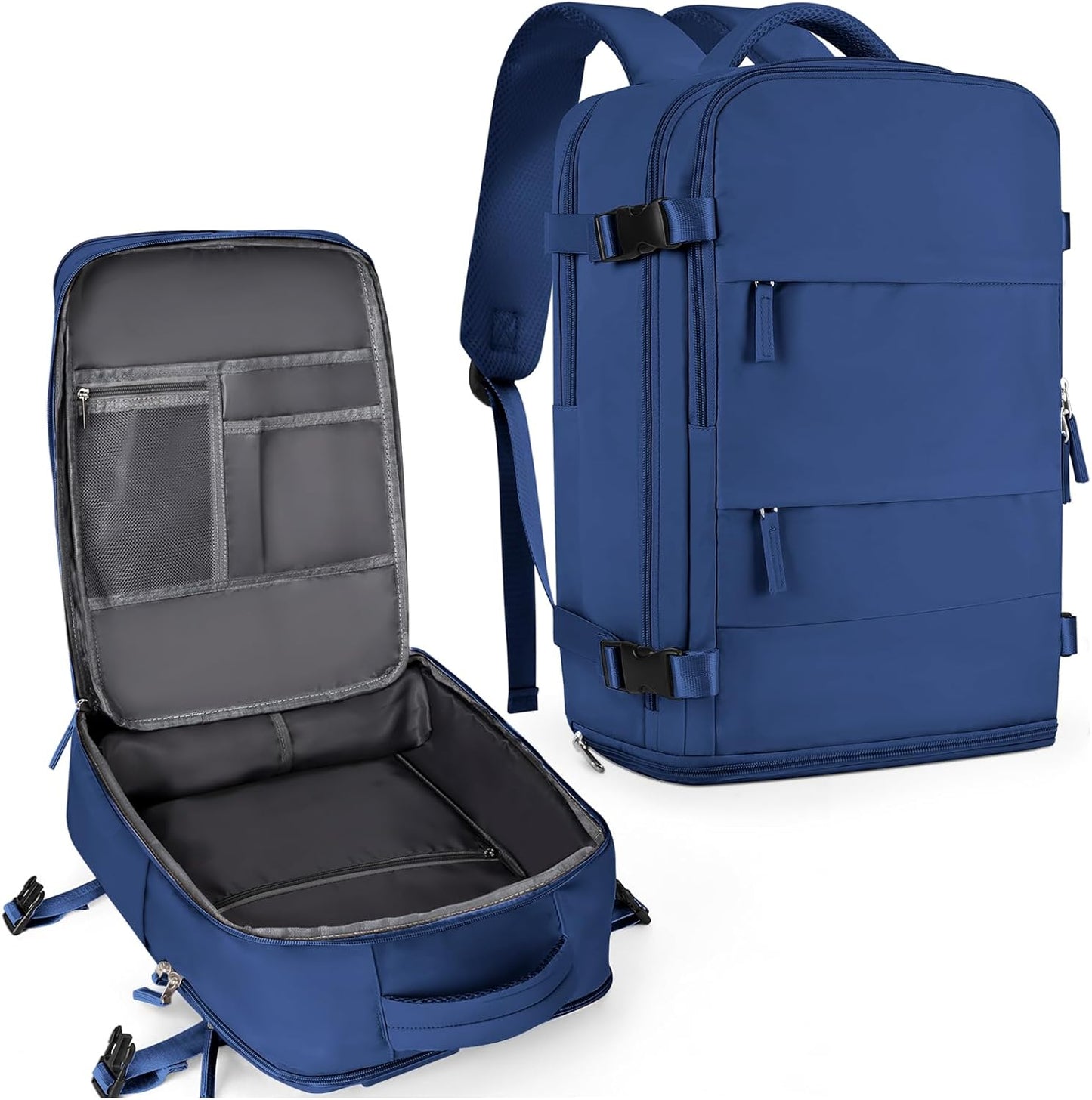 coowoz Large Travel Backpack For Women Men,Carry On Backpack Flight Approved,Hiking Backpacks
