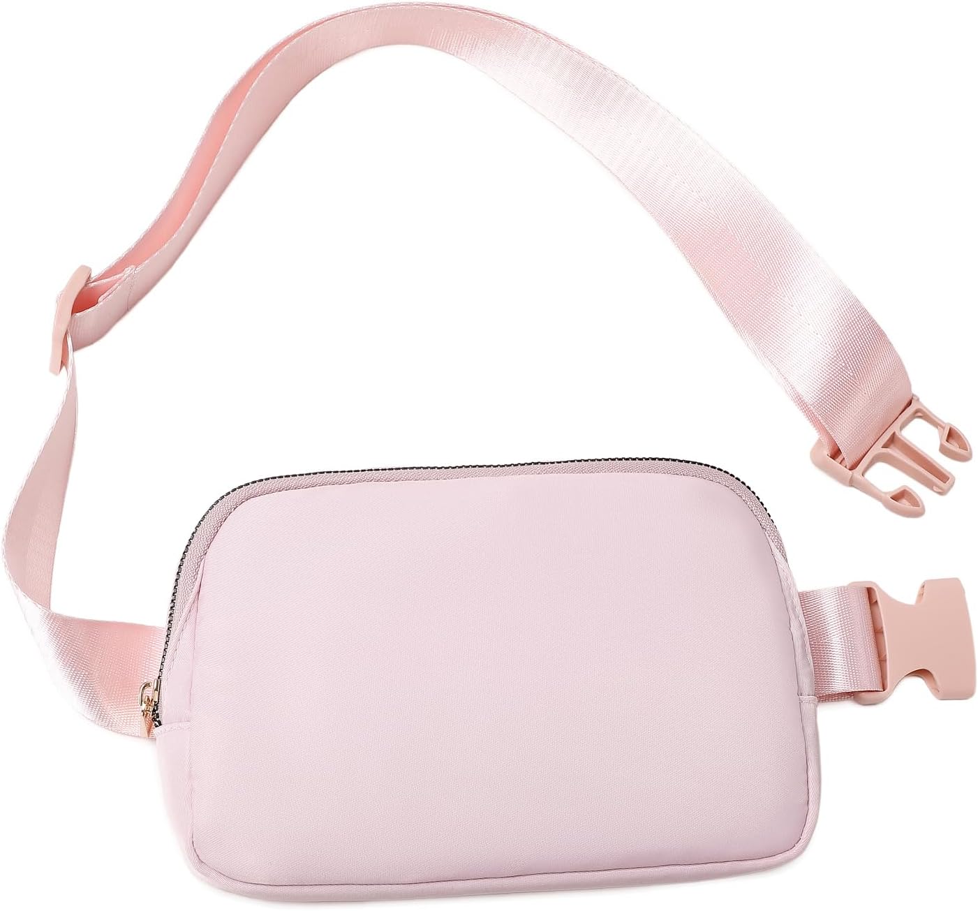 Belt Bag for Women, Cross Body Fanny Pack Fashion Waist Packs Everywhere Belt Bag with Adjustable Strap Gifts for Teen Girls Women Men (Pink)