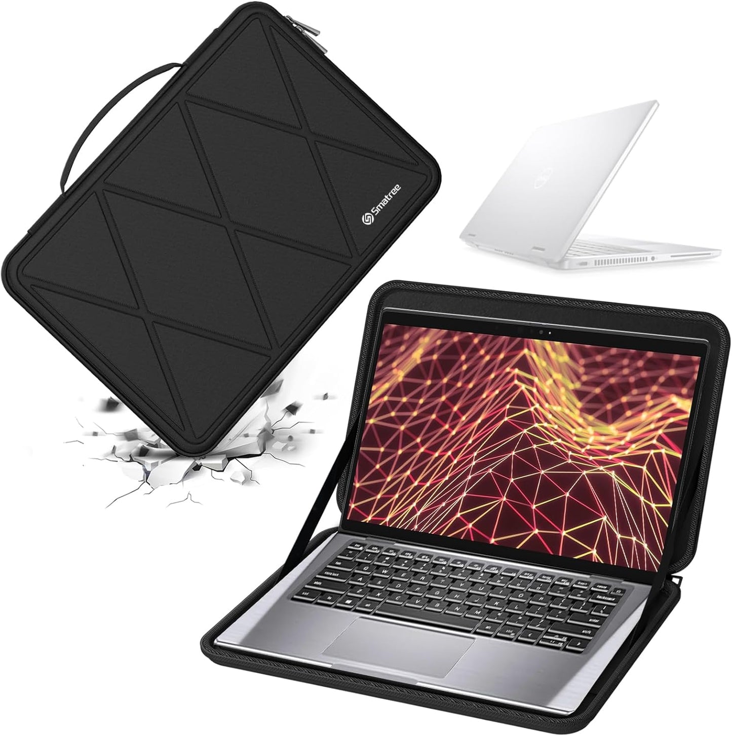 Smatree Hard EVA Protective Sleeve Case Compatible for 13.3 inch DELL Latitude 7330, for Latitude 3140 Laptop or 2-in-1, for Chromebook 3110/3120 Laptop or 2-in-1, Anti-Shock Notebook Bag (X8020)