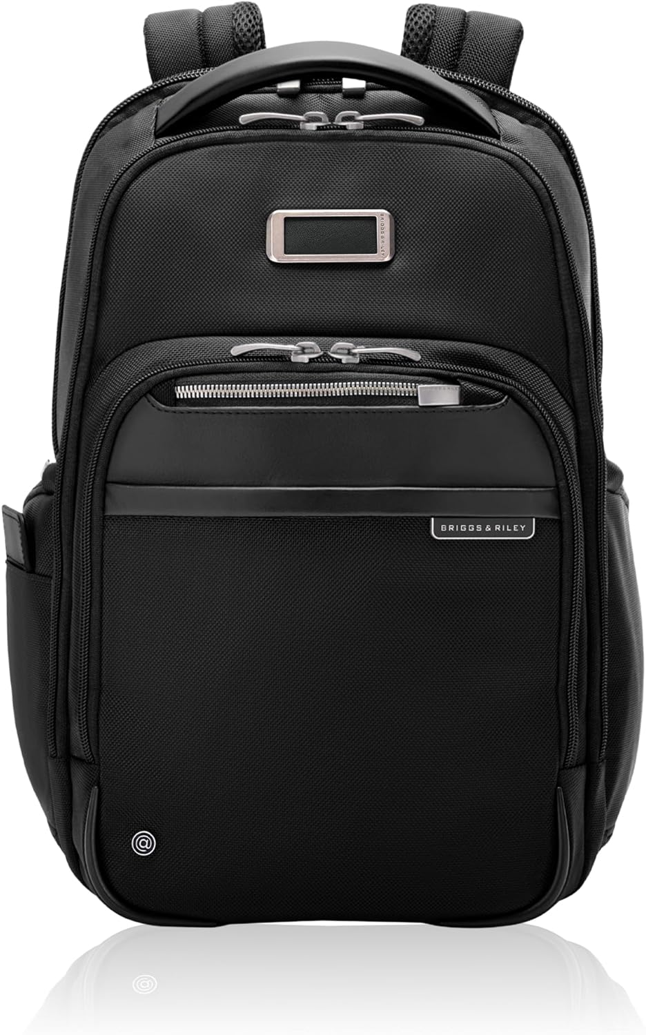 Briggs & Riley Medium Cargo Backpack for Women & Men - Laptop Backpack, For Work & Travel, Lightweight & Durable, Padded Straps, Fits up to 15" Laptop - @work Collection, Black