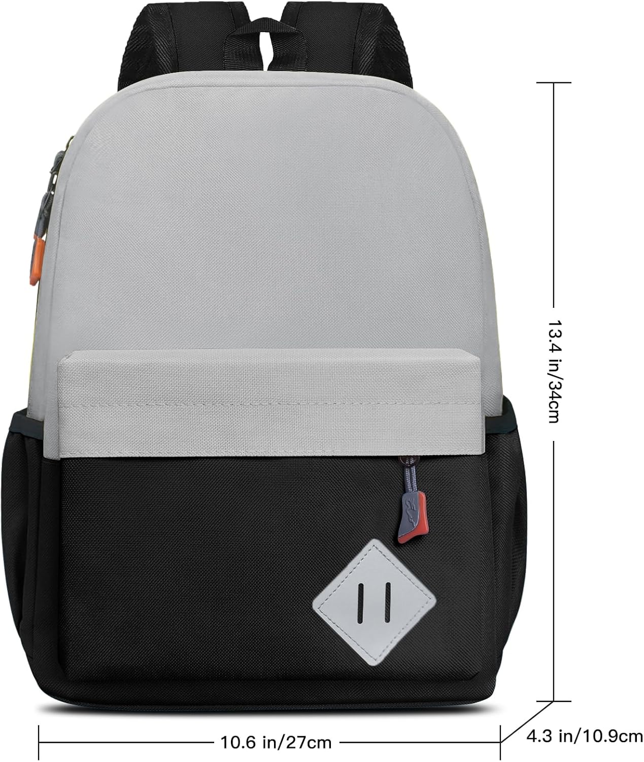 Little Kids Backpack for Girls Boys - Toddler Preschool Backpack School Bag Cute Kindergarten Backpack for Aged 3-6, Grey Black
