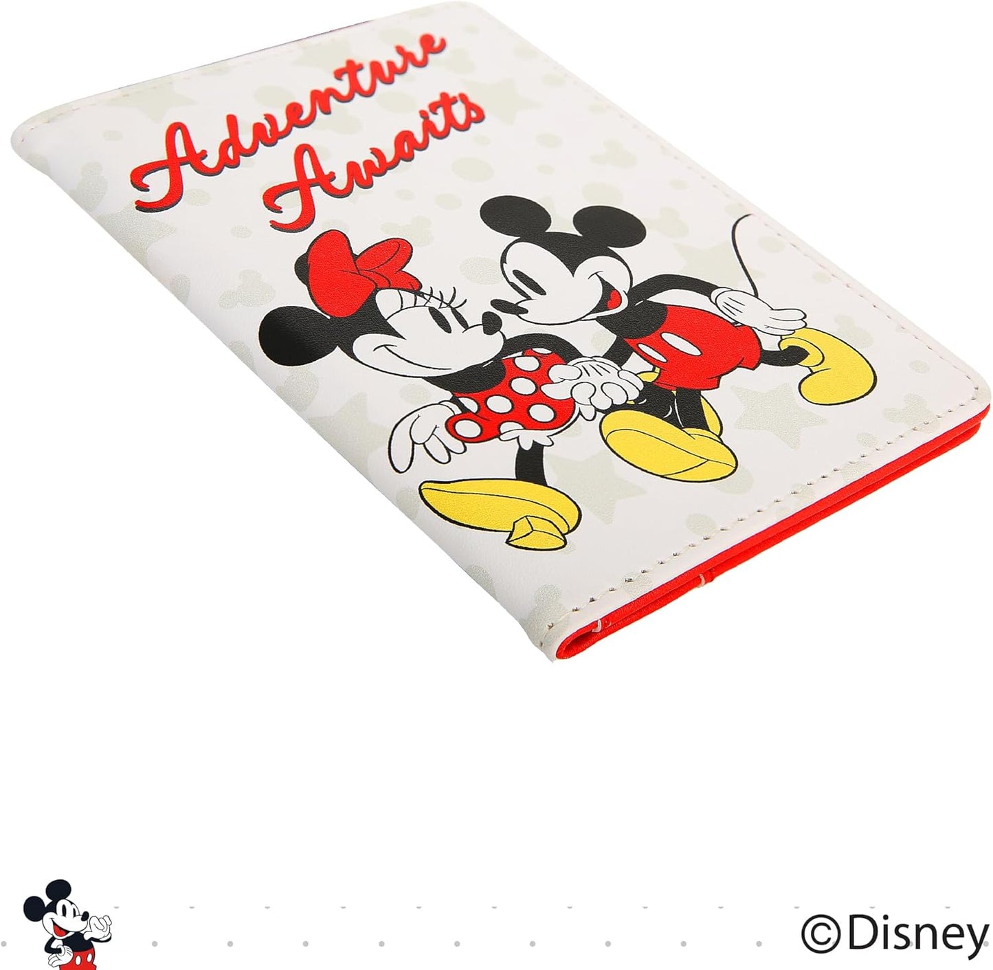 Disney Mickey & Minnie Mouse Passport Holder, Officially Licensed Passport Holder for Women, Travel Essentials for Women