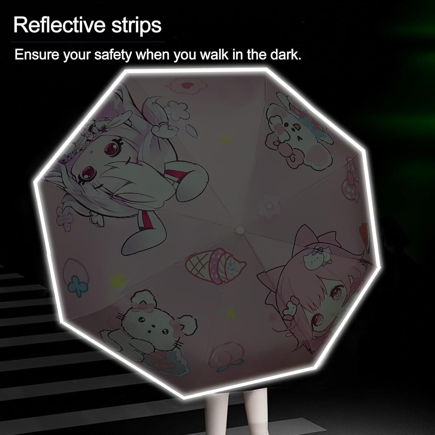 Sun Umbrella UV protection UPF 50+ Compact Portable travel Parasol Auto Open Close Windproof and Waterproof Folding Sun and Rain Small Umbrella For Walking