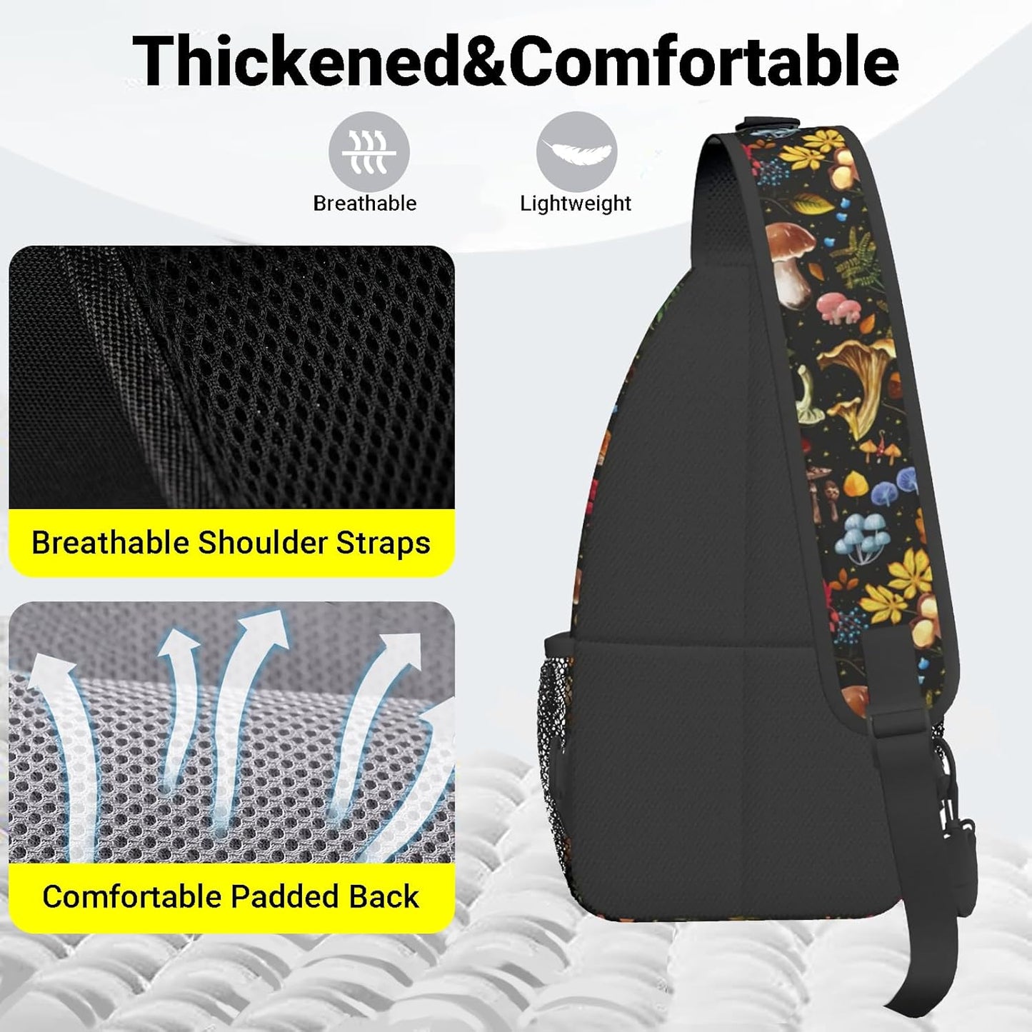 Sling Backpack Trendy Sling Bag Multipurpose Crossbody Sling Travel Hiking Crossbody Shoulder Backpack