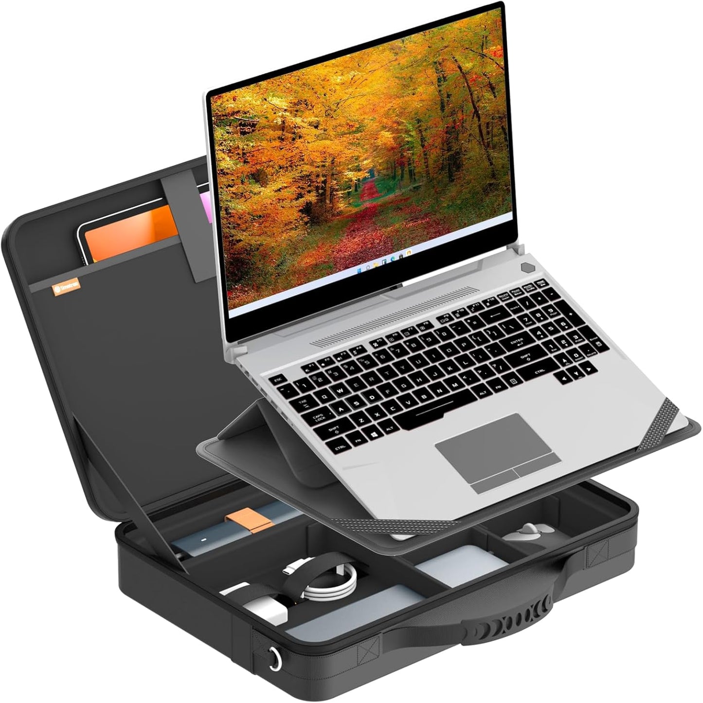 Smatree MobileBase Laptop Shoulder Sleeve for 15.6inch HP ZBook Power G9/G10/G10A, for 15.6inch EliteBook 655/650 G9/G10, for HP Chromebook 15a, for Chromebook Plus 15at Laptop Bag (A485S)