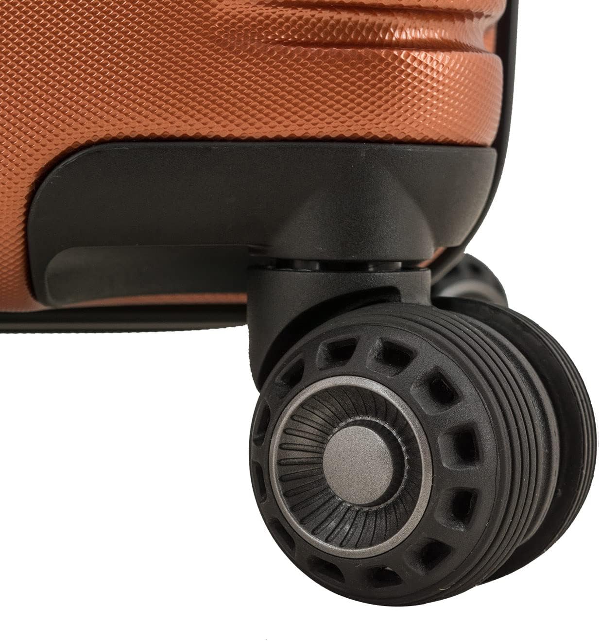 Traveler's Choice Archer Polycarbonate Hardside Luggage with Spinner Wheels, Tie Down Straps