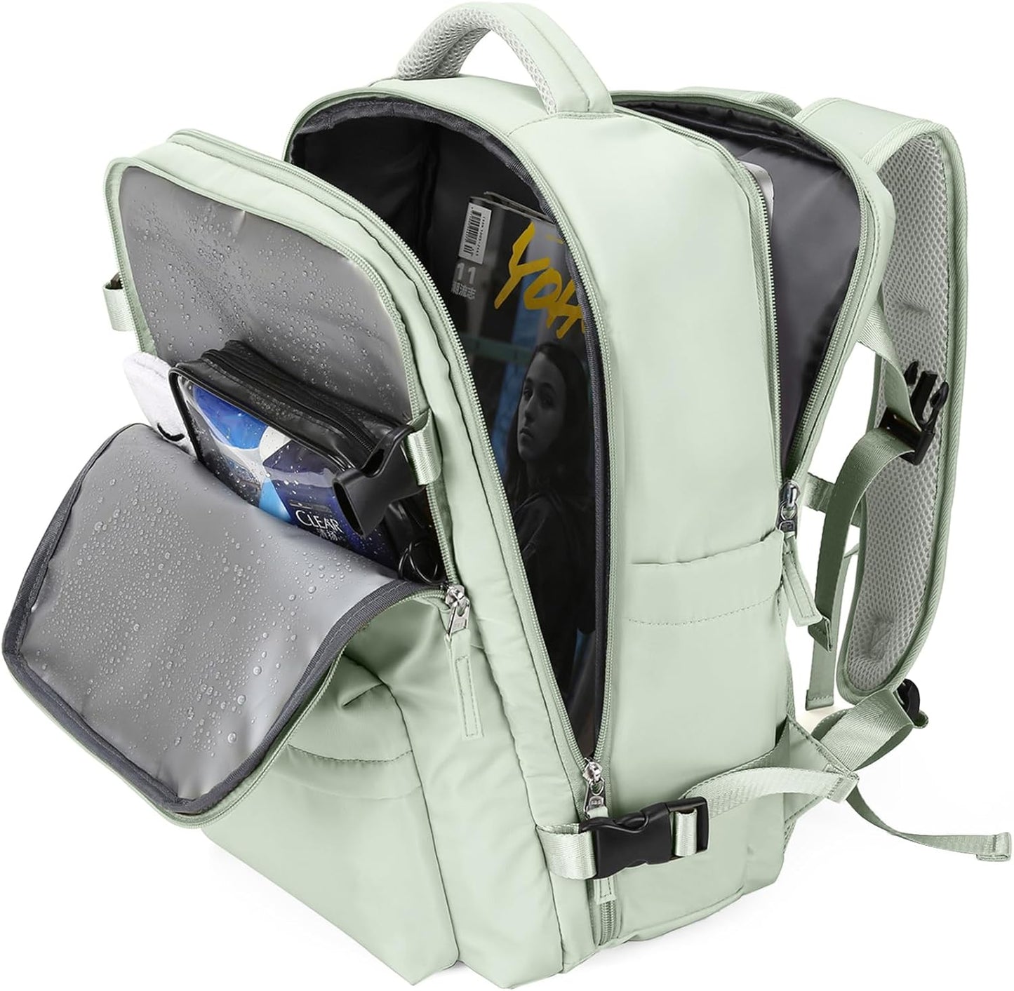 WONHOX Large Travel Backpack Carry on Flight Approved Laptop Work Business Backpack for Women Men Mochila de Viaje