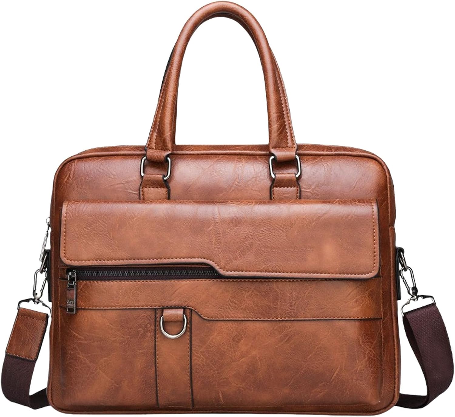leather Laptop Bag for Men 16 inch Laptop Briefcase Waterproof,Handbags Shoulder Crossbody Bag
