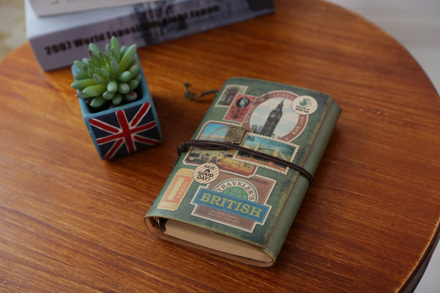 Refillable Journal Notebook, Vintage Travel Diary with Blank Pages, Gifts