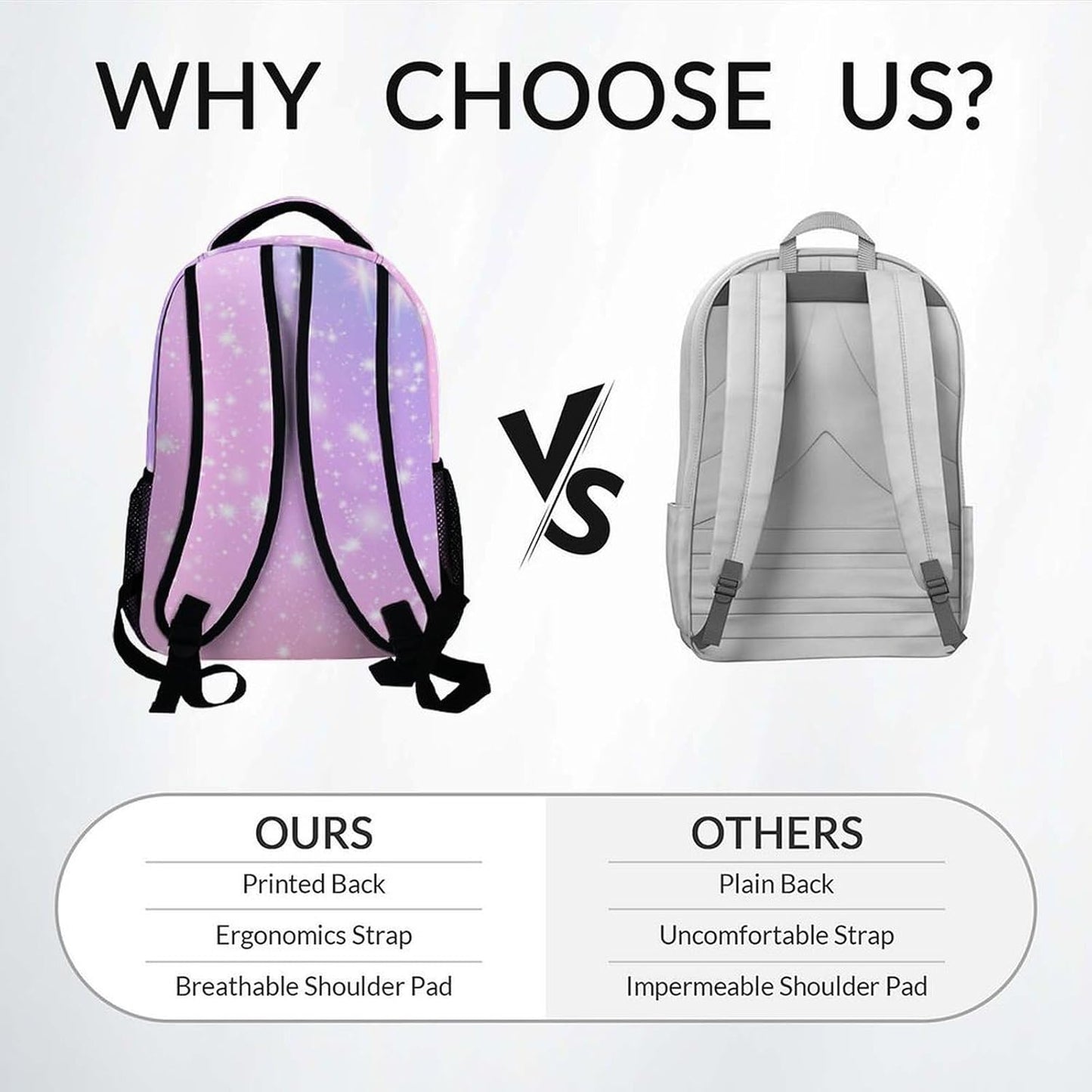 Personalized Kids Backpack, Personalized Flamingo Backpacks for Girls, 17" Child Bookbag for