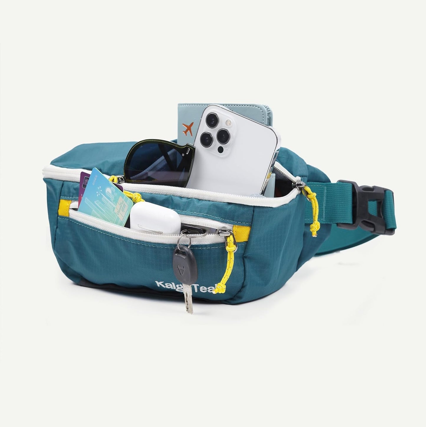 Ultralight Travel Waist Pack 2.5L, Large Water Resistant Fanny Pack for Men & Women.