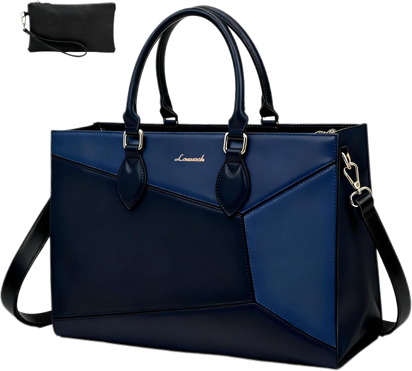 LOVEVOOK Laptop Tote Bag for Women Work Travel, Stylish Teacher Bag Purse Computer Bag, Nurse Bags Briefcase Business Handbag