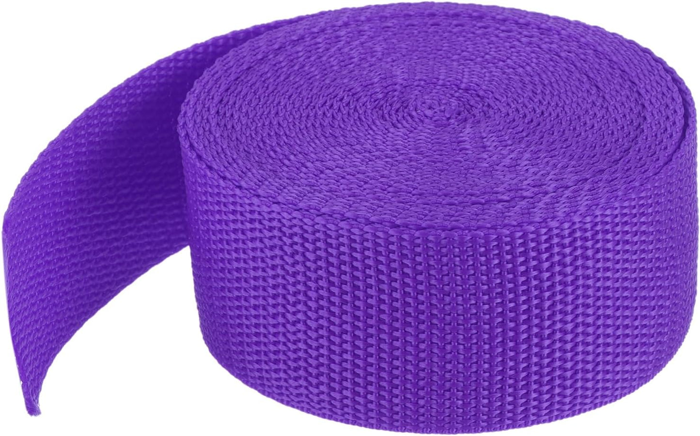 MECCANIXITY Lightweight Polypropylene Webbing Strap 1 1/2" 5 Yard Backpack Strapping Band Dark Purple for Outdoor Luggage Cargo Straps