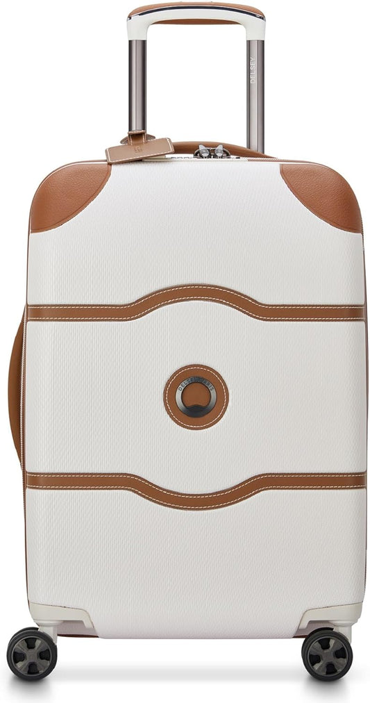 DELSEY PARIS Chatelet Air 2.0 Hardside Luggage with Spinner Wheels, Angora, Carry on 20 Inch