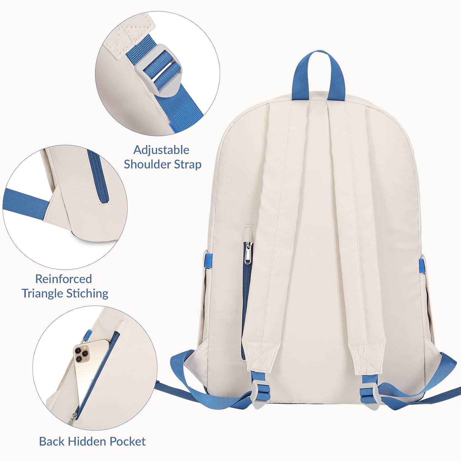 Lohol Lightweight & Casual Daypacks for Men, Women & Students, Perfect Daily Backpack for School