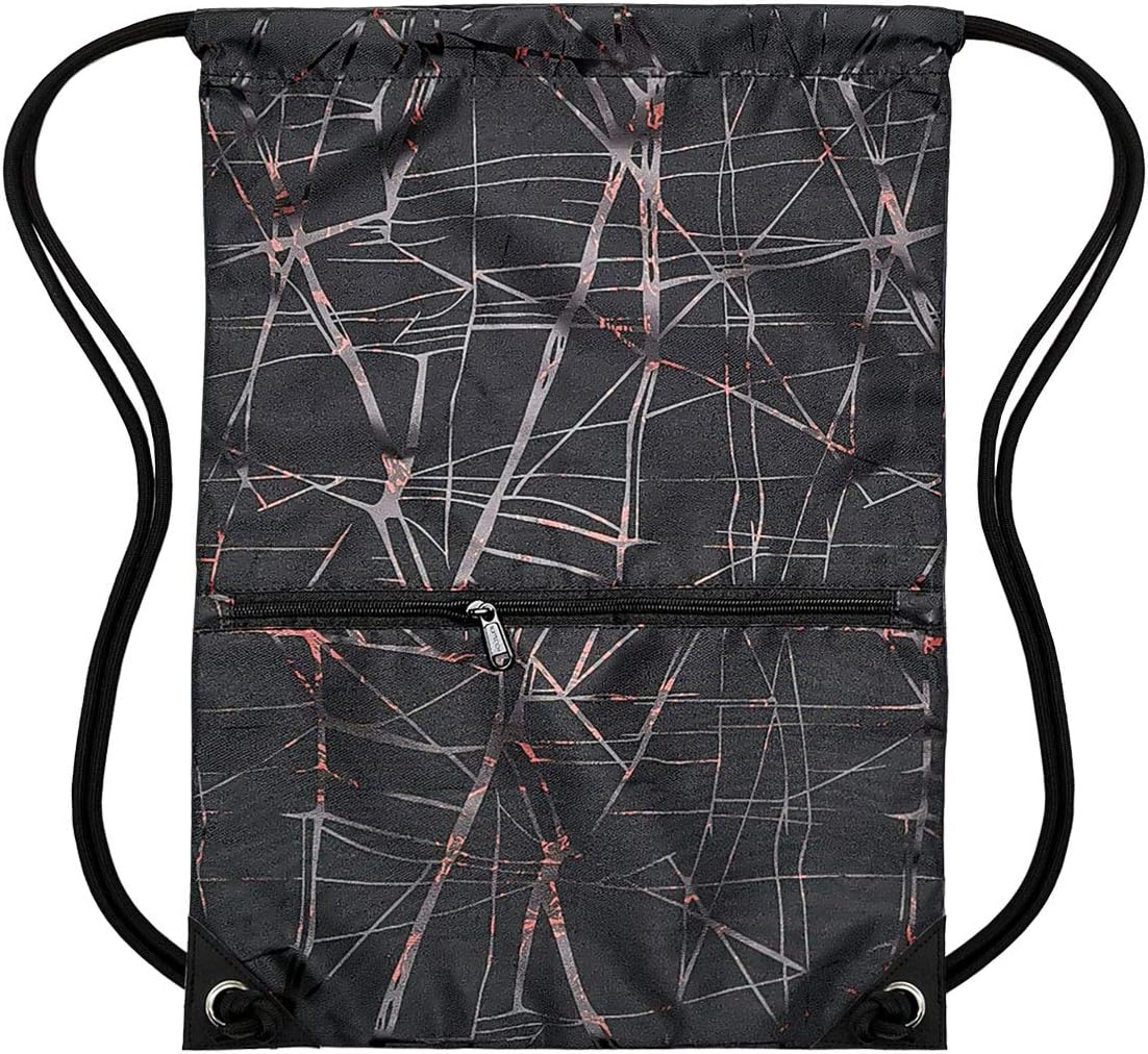 HOLYLUCK Drawstring Backpack Bag Sport Gym Sackpack