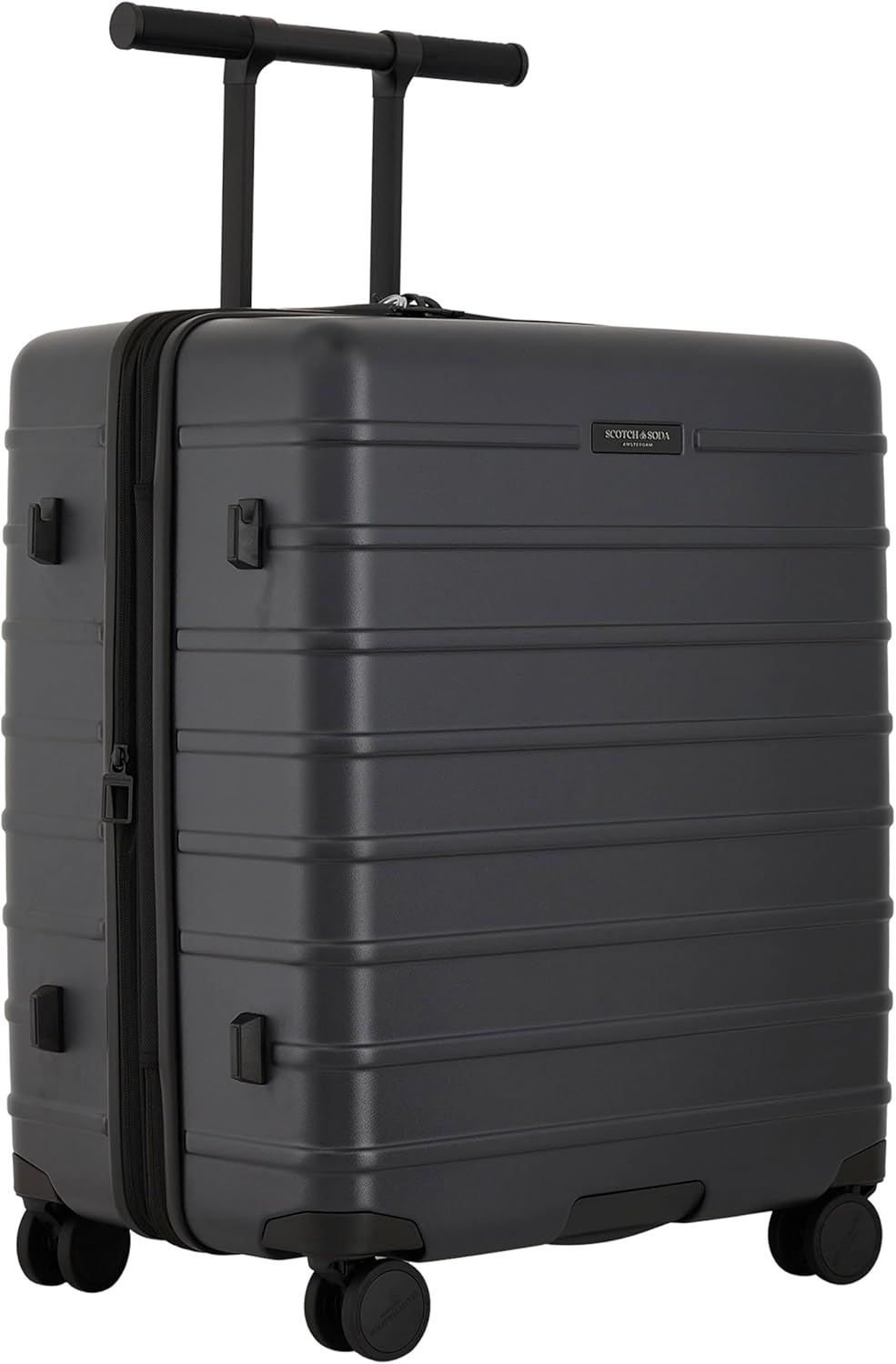 Scotch & Soda Tilburg Luggage, Black, 24-Inch Wide Trunk Check-in