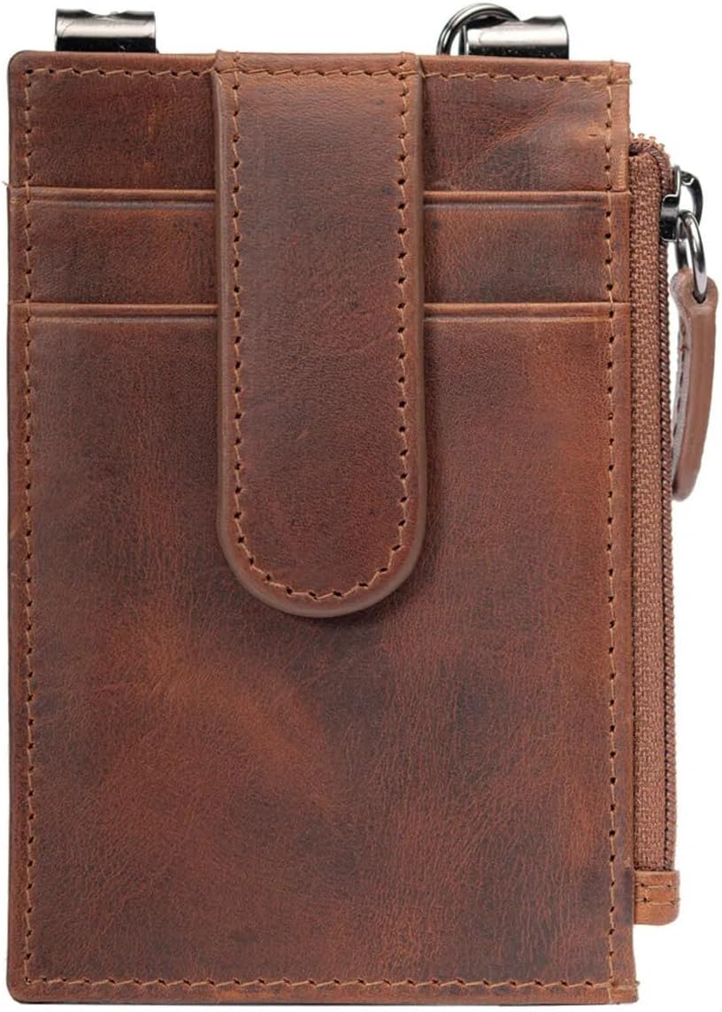 Sidekick Boot Wallet - Genuine Leather Wallets for Men | Travel Wallets Women | RFID Blocking Leather Card Holder | Minimalist Wallets for Holding Multiple Cards & Cash, Pickpocketing Features