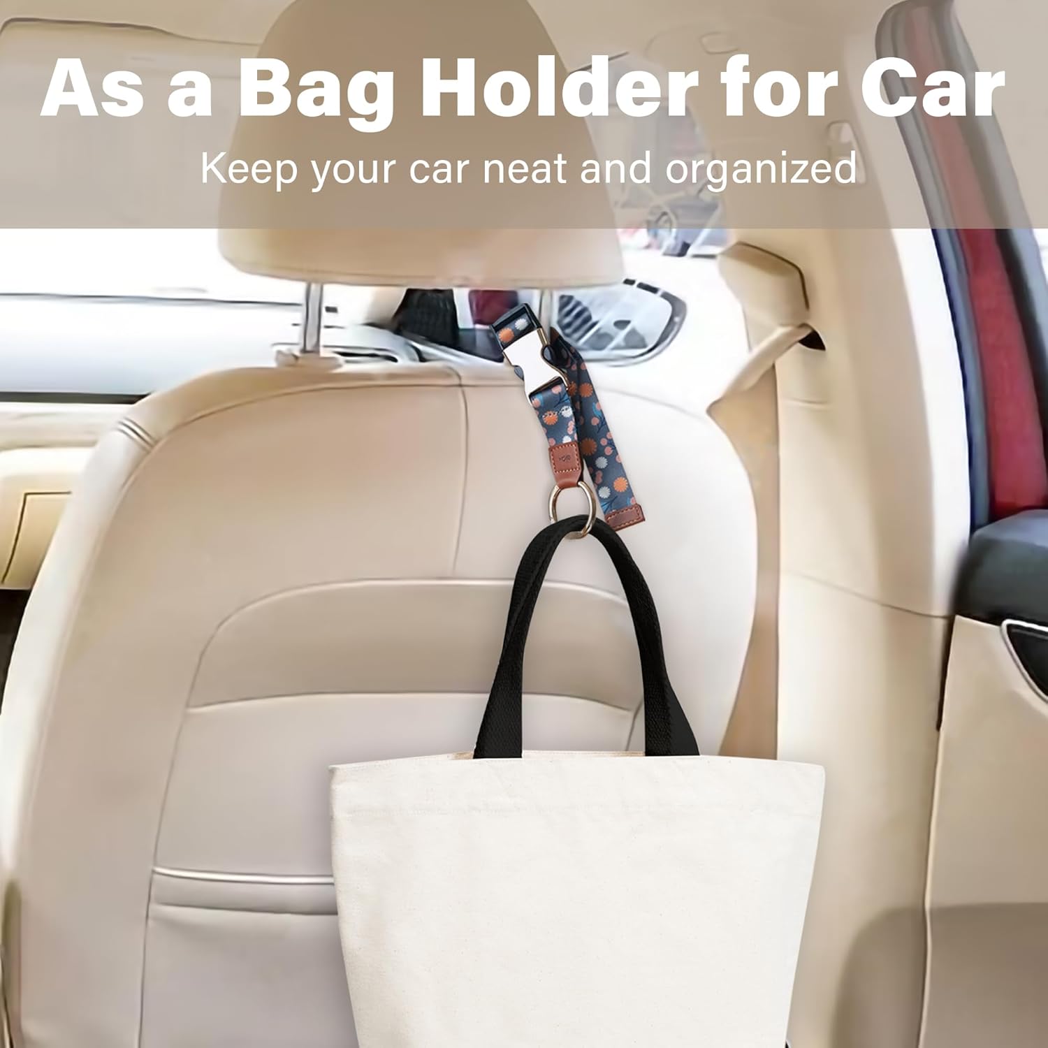 Add-a-Bag Luggage Strap, Adjustable Travel Carry Strap with Ring Hooks & Buckle, Heavy-Duty Bag