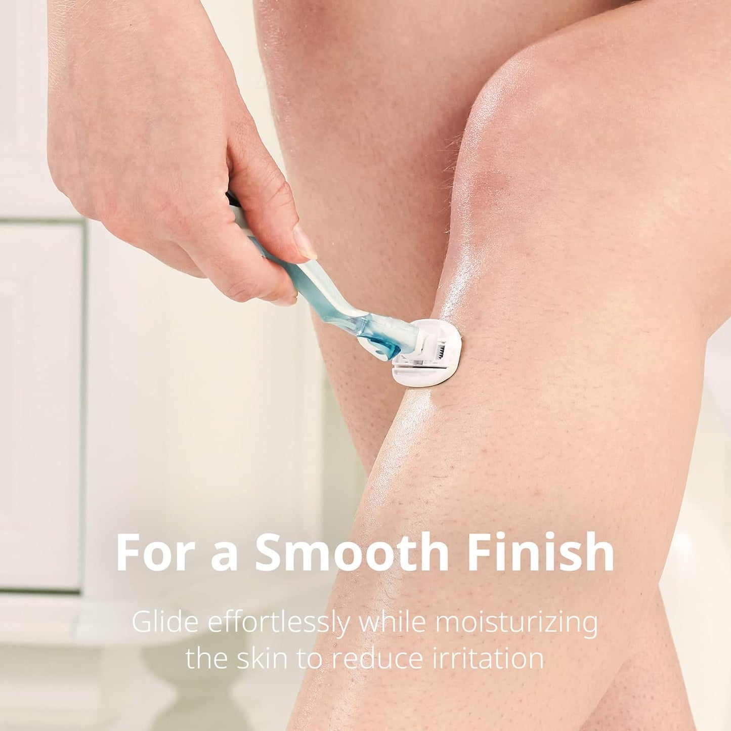 DORCO EVE5 Razor for Women, 1 Razor Handle and 4 Long-Lasting Blade Refills