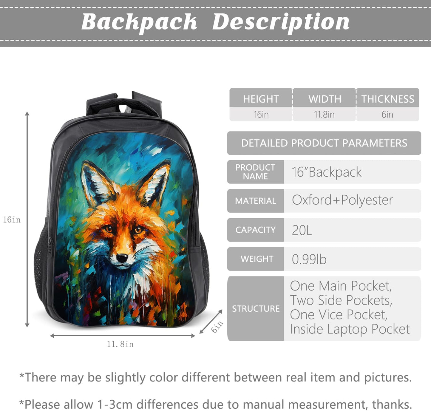 Kids Backpack School Bookbag 16inch Schoolbag With Lunch Box Bag And Pencil Case Set For Boys Girls