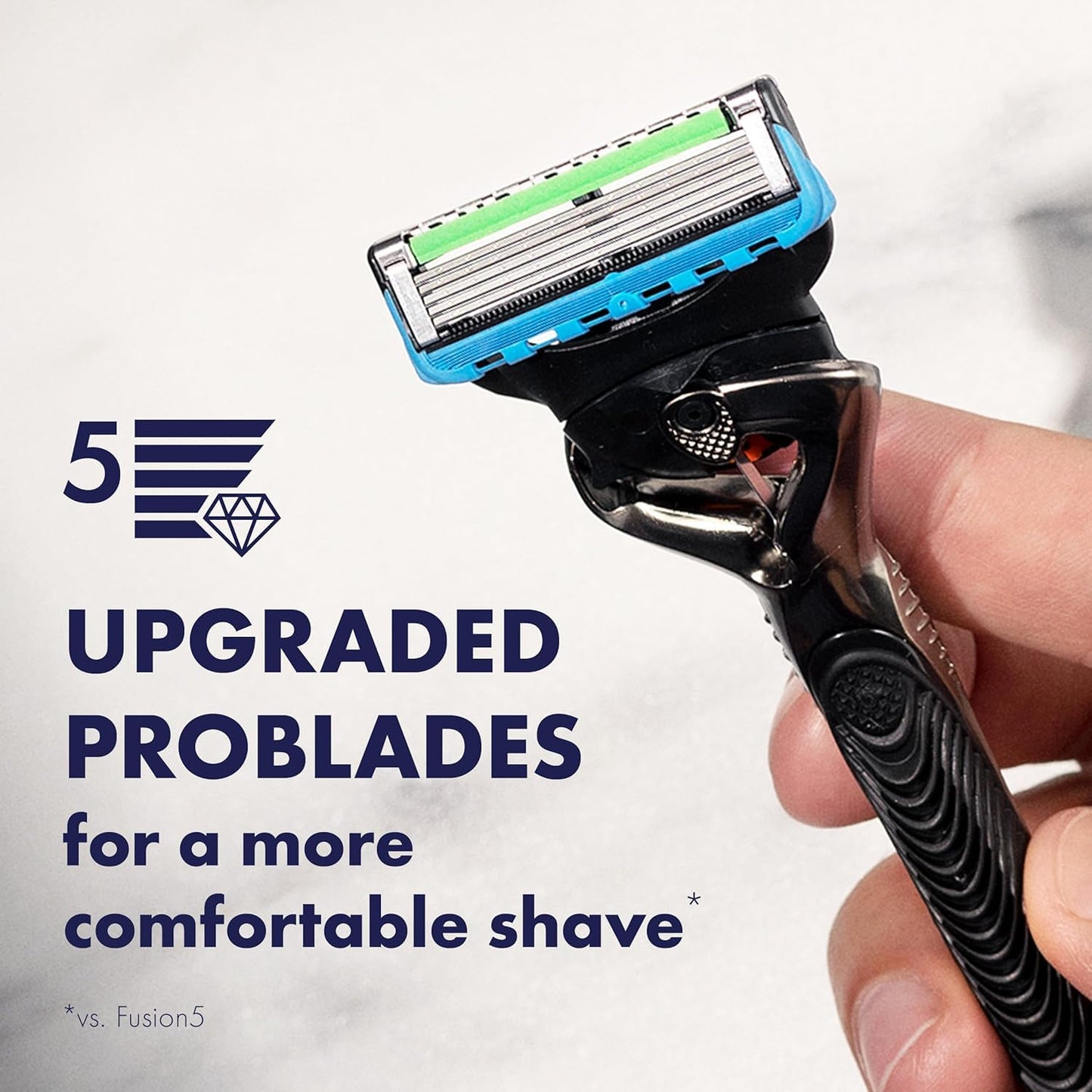 Gillette Fusion ProGlide Razor for Men, Handle + 4 Blade Refills