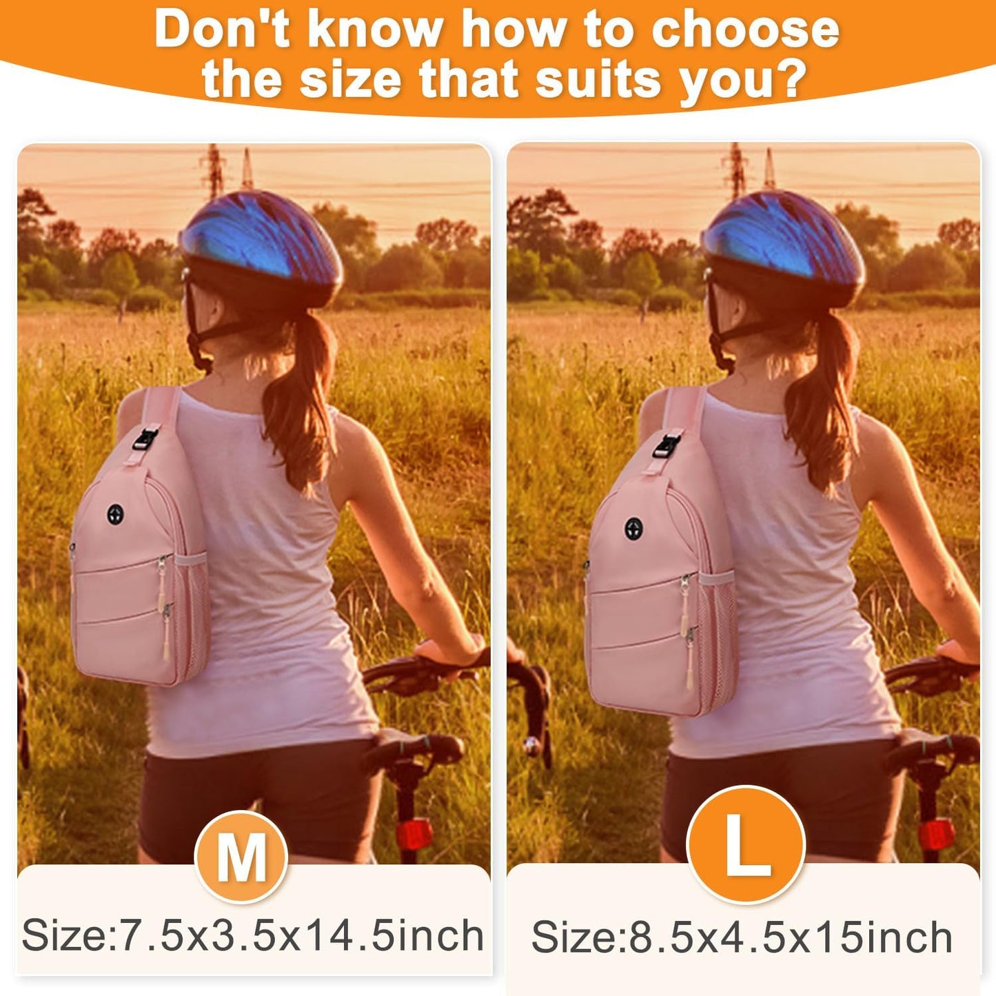 Crossbody Bags for Women Men Trendy Sling Bag Backpack Casual Chest Bag with Convertible Shoulder