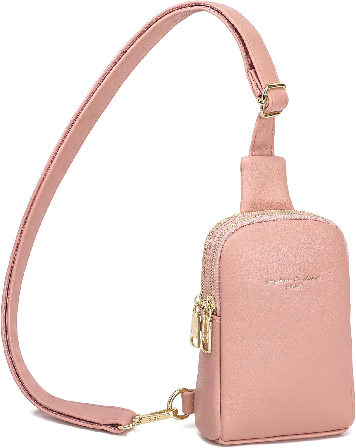 INICAT Travel Small Sling Bag Faux Leather Crossbody Bags Women Cross Body Bag Purses for Woman