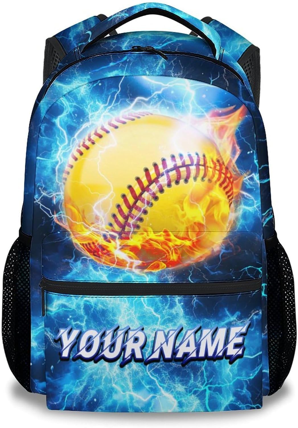 Personalized Backpack - Softball Backpacks for Girls - Custom Sports Bookbag for Youth - Cool