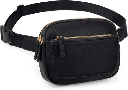 UTO Fanny Pack for Women Crossbody Trendy Fashion Belt Purse Chest Waist Hip Bumbag for Outdoor Shopping Travel Hiking