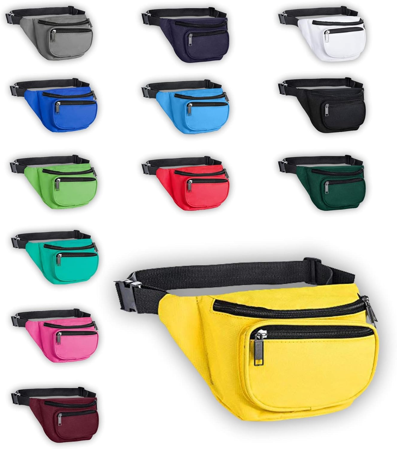 Fanny Pack, BuyAgain Quick Release Buckle Travel Sport Waist Fanny Pack Bag For Men Or Women