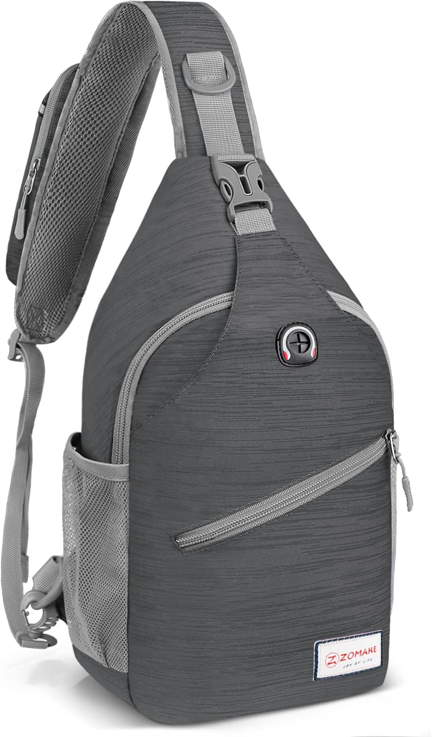 ZOMAKE Sling Bag,Small Crossbody Sling Backpack,Water Resistant Shoulder Daypack for Travel,Anti