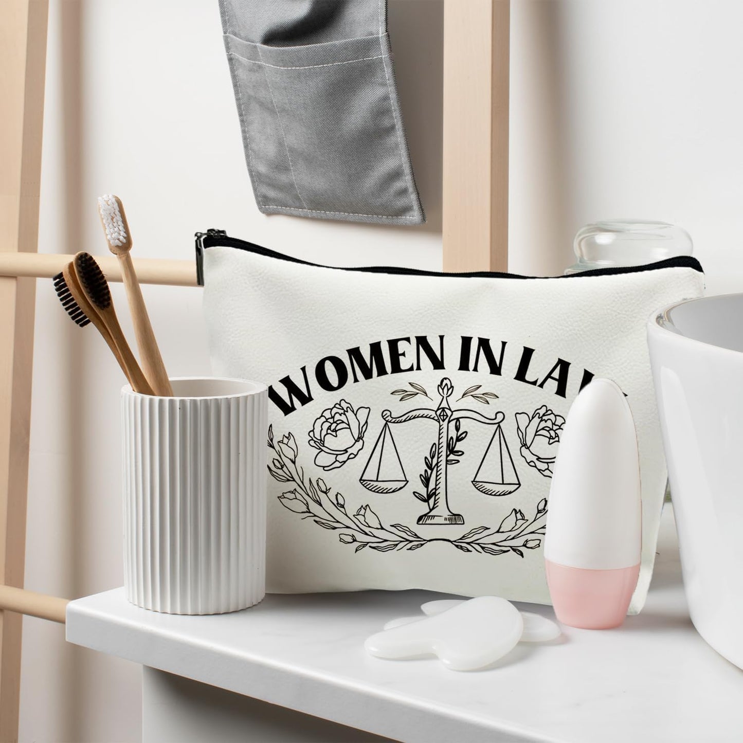 Lawyer Gifts for Women - Weather Makeup Bag, Law Graduation & Future Lawyer Gifts (PU)