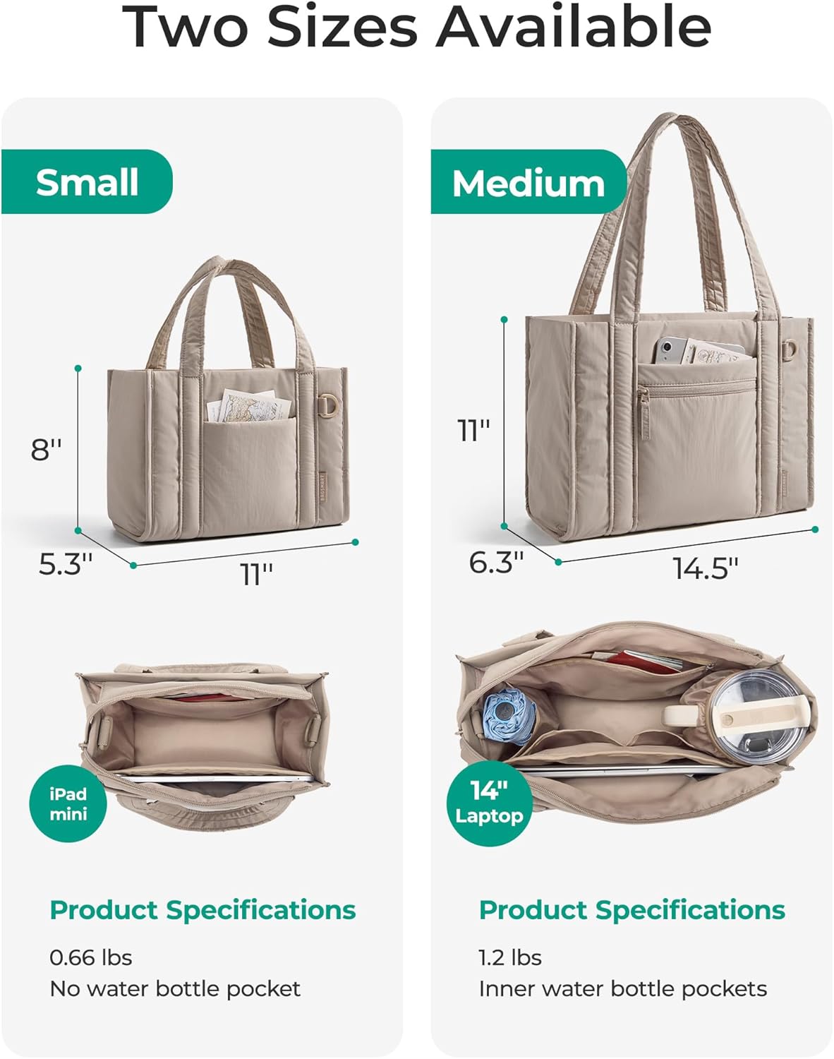 BAGSMART Small Tote Bag for Women, Crossbody Bag with Zipper, Crush Bow Purses for Travel Work College