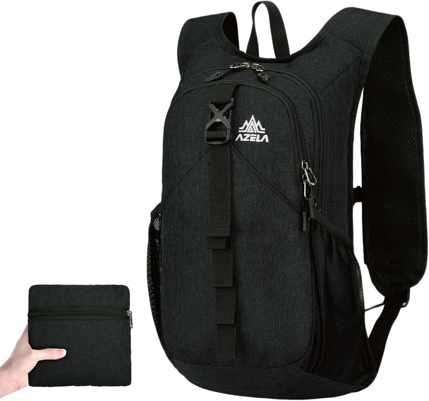 YAPJEB Lightweight Hiking Backpack, Breathable Daypack for Running Cycling Climbing Marathon Camping for Men and Women