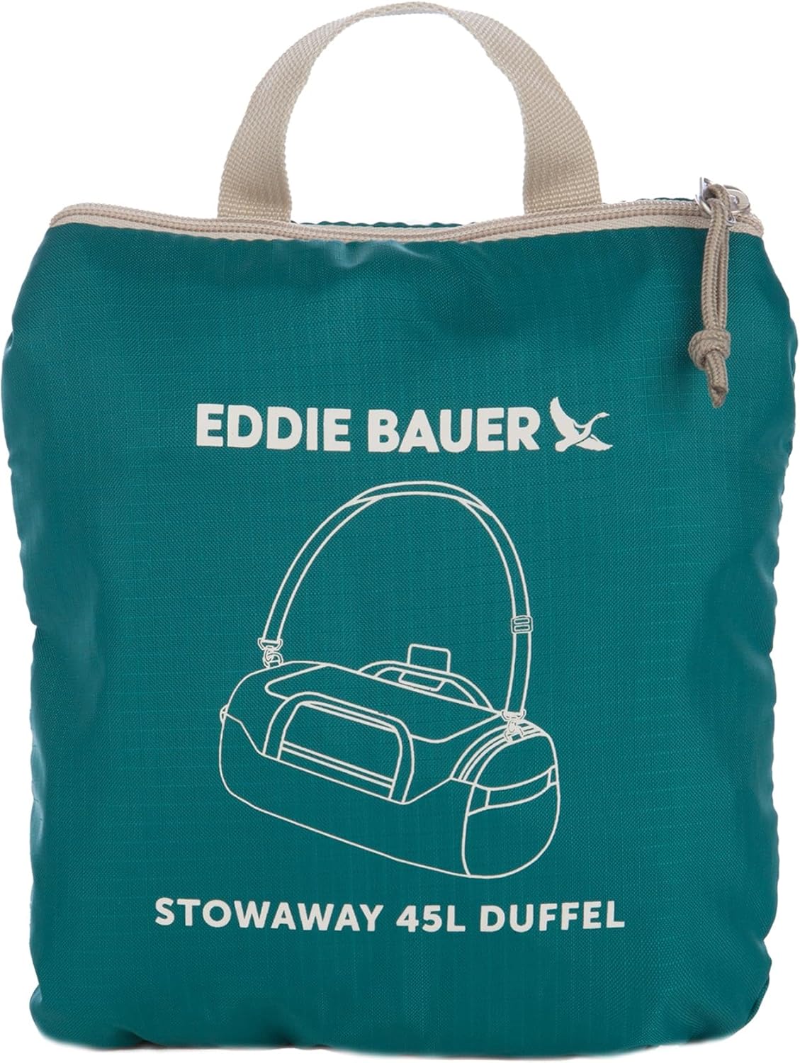 Eddie Bauer Stowaway Packable 45l Duffel Bag-Made from Ripstop Polyester