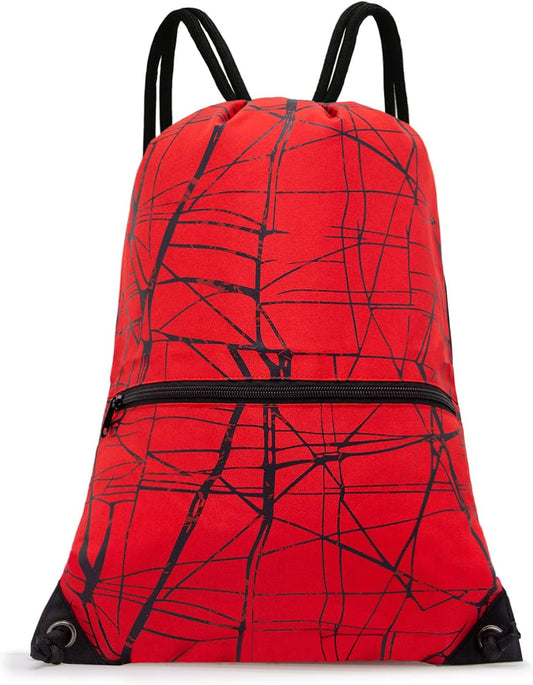 HOLYLUCK Drawstring Backpack Bag Sport Gym Sackpack