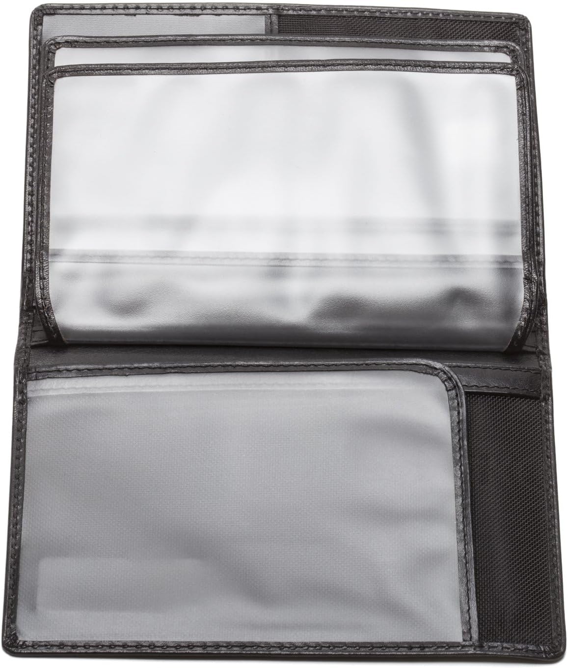 Tony Perotti Unisex Italian Bull Leather Executive Bifold Passport Cover Case in Black
