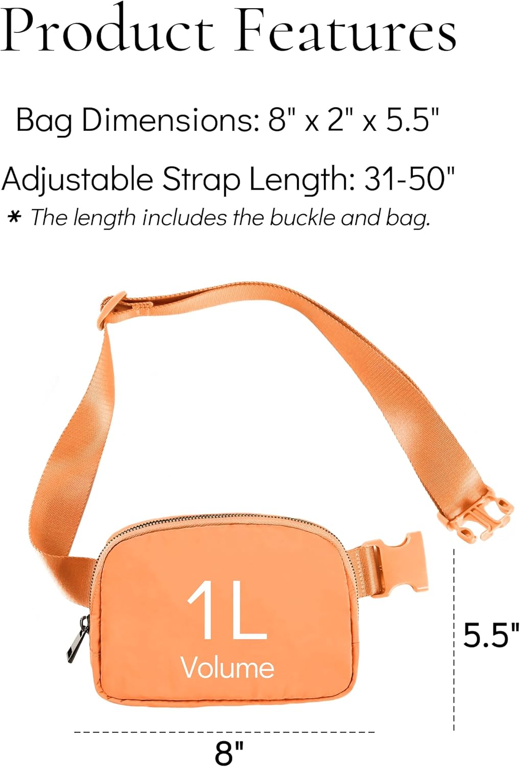Fanny Pack Cross Body Small Crossbody Bags for Women Men Trendy Nylon Waterproof Mini Purse Travel Running Belt Bag Lulu Dupes Bum Hip Chest Waist Pack Side Bag Must Have Dark Blue