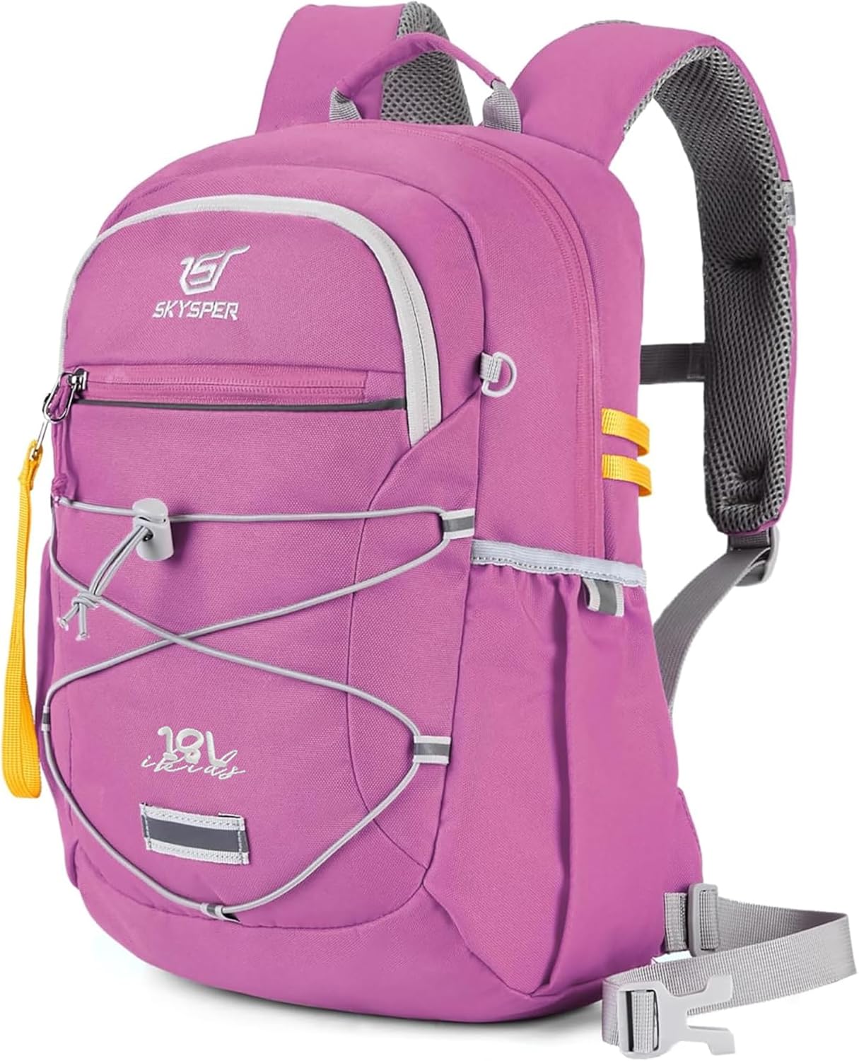 SKYSPER Kids Backpack 18L Children School Bag Child Boy Girl Pack Ages 4-8 for Traveling Day Trips Classes(Purple)