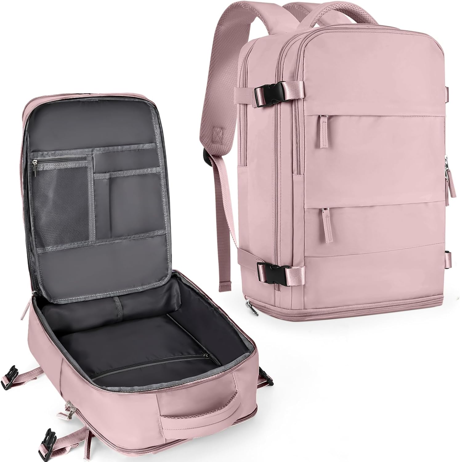 coowoz Travel Backpack For Women Men,Carry On Backpack,Hiking Backpack Waterproof Outdoor Sports