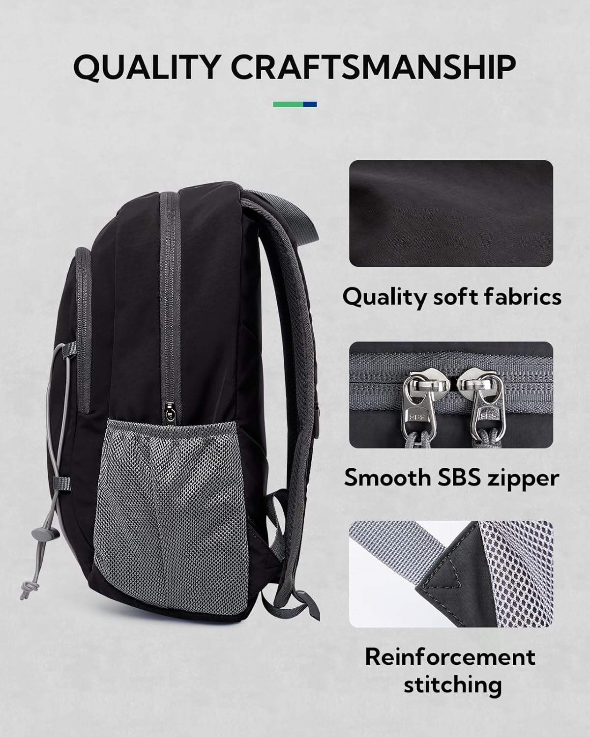 WATERFLY 12L Small Hiking Backpack: Day Pack Lightweight Travel Bag Camping Fitness Cycling Outdoor