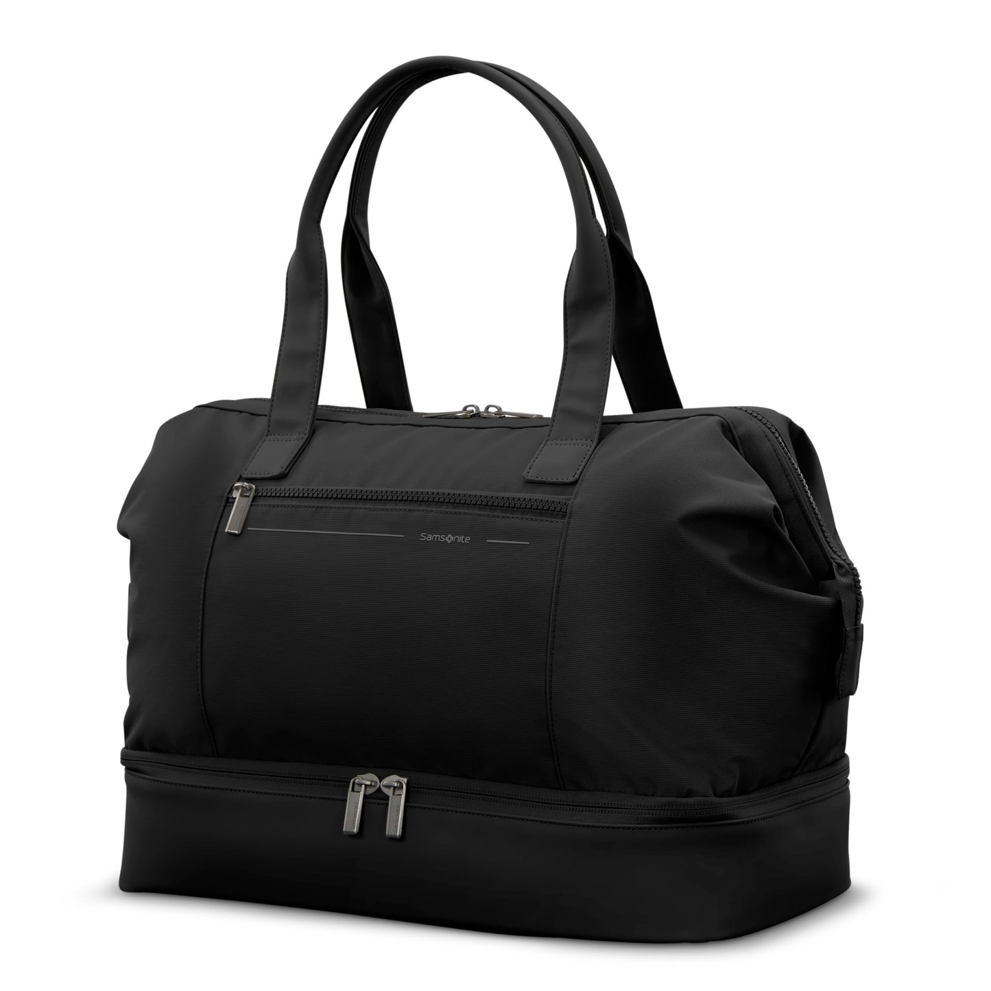 Samsonite Better Than Basics Weekender Duffle – Drop Bottom Travel Bag with 14” Laptop Compartment